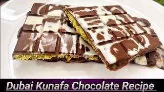 Dubai's viral Kunafa Chocolate | Trending viral Kunafa choclates | Fix chocolate bar