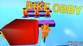 Obby But You're on a Bike (World 5) [Roblox]