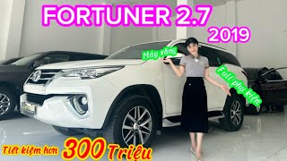 Toyota Fortuner 2.7v 2019 máy xăng 2 cầu giá tốt nhất chợ