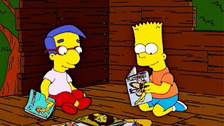 BART E MILHOUSE ENCONTRARAM LIVROS ADULTOS | Os Simpsons a Família Amarela - Completo Em Português