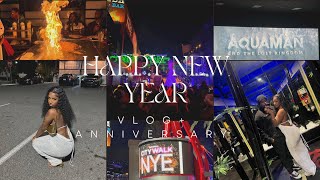 NEW YEARS VLOG + anniversary date night & more