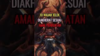 10 WAJAH JELEK DI AKHERAT #shortfeed #shorts