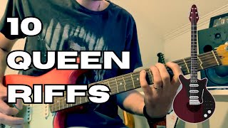 10 EPIC Guitar Riffs by QUEEN