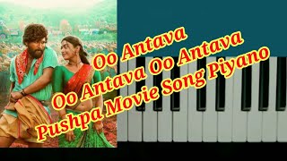 Oo Antava Oo Antava Pushpa Movie Song Piyano