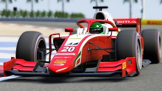 Mick Schumacher Hotlap - Bahrain Outer Track - F2 2020 - Assetto Corsa