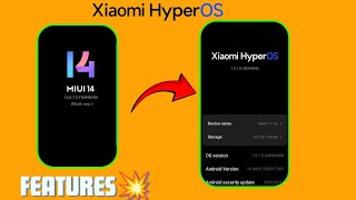 Xiaomi New HyperOS Features||hyperos features||hyperos update||Hyperos update in redmi 12 5g