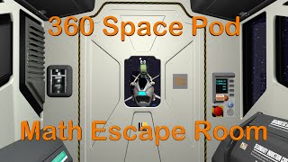 VR Space Pod Math Escape Room - Mage Math 10 Minute Video