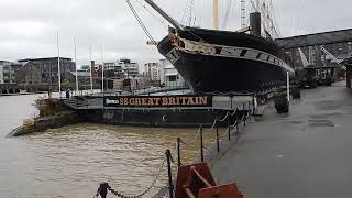 SS Great Britain, Bristol, the ship on a breezy November morning 2023, 42 years after my last visit!