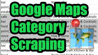 No-Code Google Maps API Categories Scraping