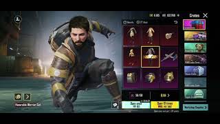 Honorable Warrior Set - Golden  Claw Set - Pharaoh Season Mythic - PUBG Mobile