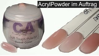 Acrylpowder von Ca Nails - So sehen sie aus