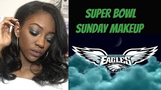 #SuperBowlSunday! Eagles Inspired Makeup