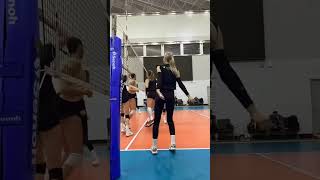 Power of 6'7 Tall volleyball player Zehra Gunes