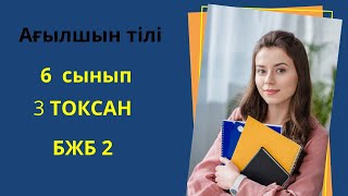 Ағылшын тілі 6-сынып  3-тоқсан БЖБ 2