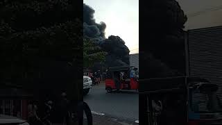 fire kaduwela near cocacola company #shorts #youtubeshorts