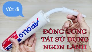 RẤT ÍT NGƯỜI BIẾT CÁCH SỬ DỤNG SILICONE BỊ ĐÔNG ĐẶC TIẾT KIỆM TIỀN BẠC