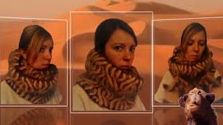 Chiengora Snood "Sahara"