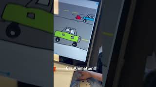 Car Animation - designed with PicsArt and Apple Pencil