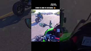 Zx10r vs x900 vs Hayabusa 💥#shorts #ytshorts #viral #superbike #h2 #zx10r #h2r  #h2 #zx10r #h2r