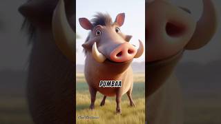 Pumbaa is a lovable warthog in Disney's The Lion King #shorts  #pumbaa #thelionking