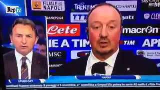 Benitez-Mauro, lite in diretta su Sky