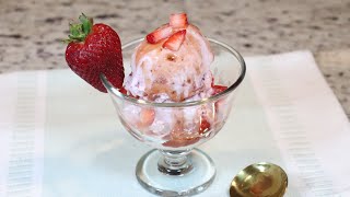 High Protein Strawberry Cheesecake Ice Cream