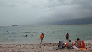 Storm clouds over the Atlantic, near Fort Lauderdale, 6-16-21.