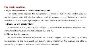 Engine design changes for emission reduction