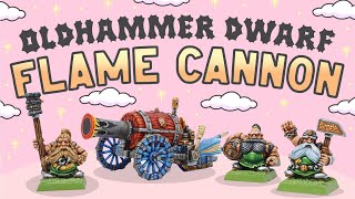 Building and painting a Dwarf Flame Cannon