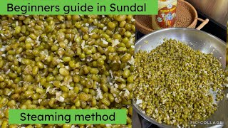 Navarathri : Beginners guide in cooking Sundal with Steaming method | Pacha payiru sweet Sundal