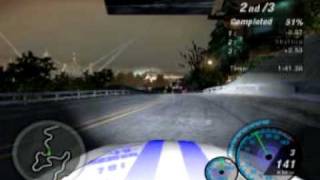 Nfs underground 2 Sprint race in multiplayer.avi