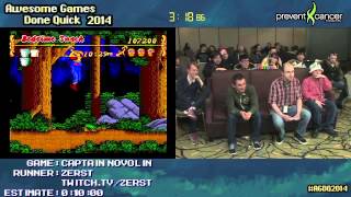 Captain Novolin SNES :: SPEED RUN Live (07:21) by Zerst #AGDQ 2014