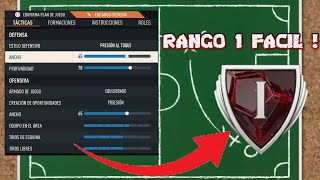 HACER RANGO 1 EN FUT CHAMPIONS CON ESTAS TACTICAS EN FIFA 23 ES SENCILLO ! EQUIPO Y FORMACION !