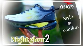 Asian Nightglow-02 Men Running Shoes under 1500 Rs | Shoes glows at night 😍