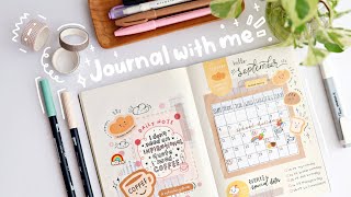 ☁️ relaxing journal with me ⎪using cute bread sticker 🥐