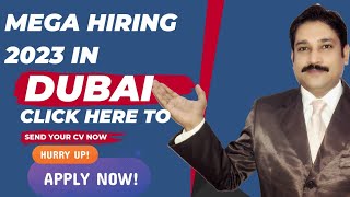 Jobs in Dubai Today 2023| Dubai Jobs Today | UAE Jobs Today 2023