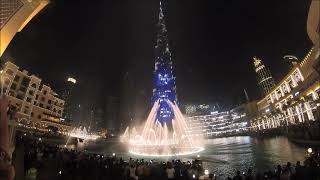 Espectáculo de la fuente del Burj Khalifa