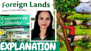 Foreign Lands | Poem | Explanation in Hindi | Grade 5 | Communicate with Cambridge