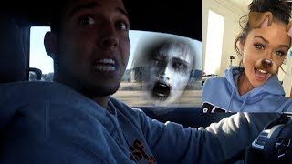 SNAPCHAT GHOST CAUGHT IN OUR HOUSE?!