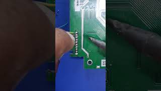 how to solder wires into circuit board#soldering #electronics