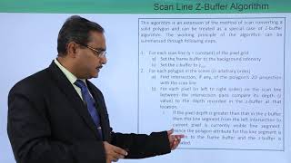 Scan Line Z Buffer Algorithm