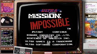 Mission: Impossible (NES) - First play-through, day #1