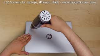 How to replace LCD Screen on a HP ProBook 450 G7 laptop. Step-by-step instructions