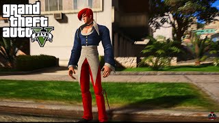 GTA 5 - PLAYING As IORI YAGAMI | GTA 5 MODS