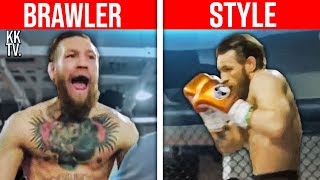 😮What Happened to Conor McGregor's style!? -- NEW Brawler Style  Training Footage Analysed🤔