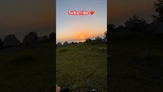 Cycling in a beautiful environment