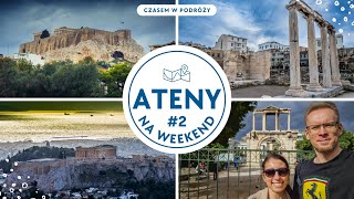 Ateny #2 - Atrakcje Aten w weekend - dzień 2. Łuk Hadriana, Olimpiejon, Stadion, Biblioteka Hadriana