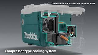 Makita CW001G 40V XGT  COOLER and WARMER BOX