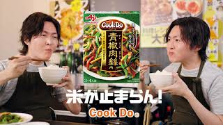 「CookDo🄬」青椒肉絲　これもチンジャオ篇　フル　リュウジ