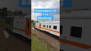 KA Sawunggalih via Bandung #keretaapi #sepur #jalurselatan